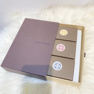 lv限定臻礼纸牌vip扑克牌 专柜撤柜货,一盒三副牌,全部边