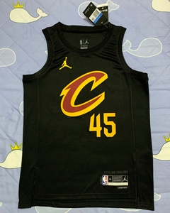 骑士队米切尔球衣飞人限定版黑色全新带吊牌没穿过