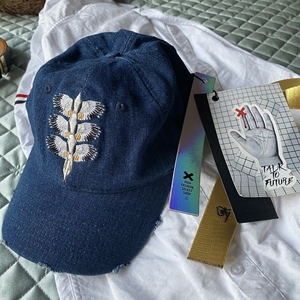 inxx帽子牛仔蓝色