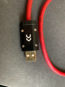 铜彩 方口USB方头hifi 发烧数据线 打印线dac us