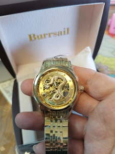 jialin12369淘宝全新瑞士burrsail荣耀钻石机械手表
