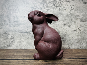 赵永辉小懒匠紫砂茶宠兔子 一跃成名