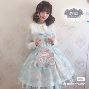 月神物语艾丽莎的天鹅堡背带lolita