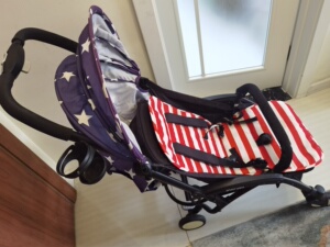 必达海淘宝spiritkids婴儿车可坐可躺四轮婴儿推车高景观轻便折叠0