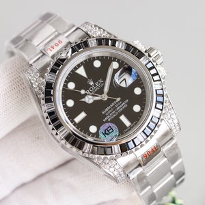 rolex/劳力士黑水鬼,40mm表径,904l不锈钢材质