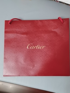 cartier手表包装袋,算比较大的袋子,香港买手表给的,袋