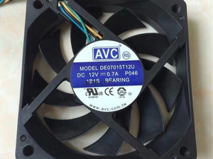 AVC7015超静音7cm风扇4针线CPU风扇 机lPWM温