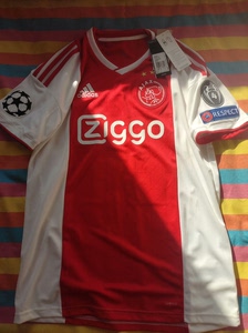 阿贾克斯1819赛欧冠德容主场球迷版球衣 全新带吊牌_阿里巴巴找货神器