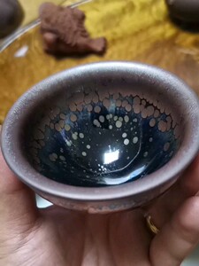 林长明柴烧建盏,规格:9*5.5 个人收藏,太多了,顾转给喜