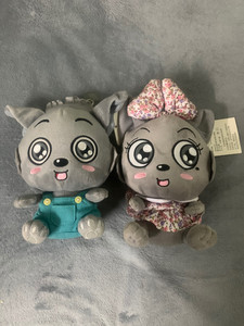 小灰灰和小红红一对全新