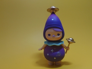 长帽子梦幻精灵泡泡玛特毕奇pucky森林系列精灵系列