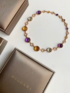 宝格丽彩宝项链