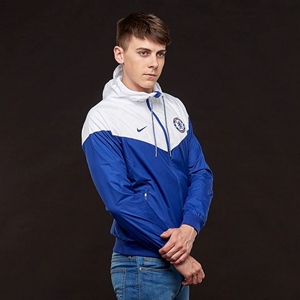 切尔西经典款风衣兰帕德坎特足球训练服出场风衣开衫连帽跑步训m