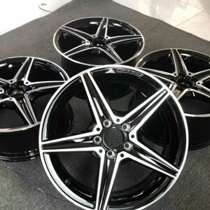 17寸18寸19寸奔驰五星轮毂amg款五星改装轮毂