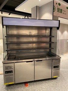 杨国福麻辣烫串串点菜柜冰箱。就用三个月1.8米。双压缩机全钢