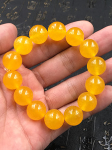 天然正品新疆克拉玛依乌尔禾宝石光金丝玉手串14毫米珠子感兴趣