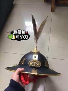 明代汉服甲胄锦衣卫贴里飞鱼服斗笠盔飞碟盔头盔 手工制作,不锈
