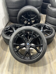 21寸宝马x5x6原厂原装轮毂钢圈 宝马21寸树杈741m原