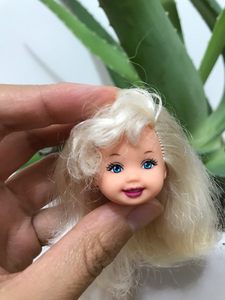 正版美泰芭比娃娃古董小凯莉凯丽绝版珍藏版头发娃头