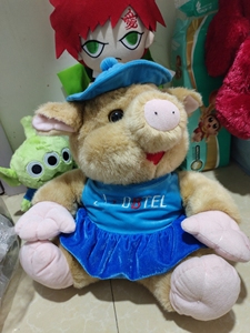 可爱老料仙女猪 很大一只很肥 成色很新 开口笑的 包邮