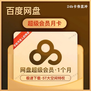百度网盘超级会员wang盘网p云盘30天svip
