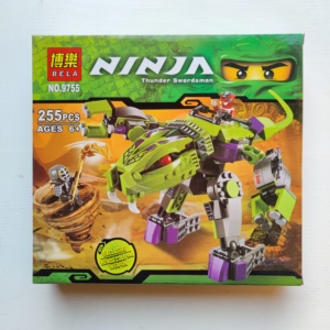 全新博乐积木玩具兼容乐高9455幻影忍者蛇族毒牙巨蟒伏击机械