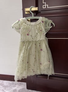 00虫虫lf88淘宝seqb小象q比公主粉花朵刺绣连衣裙 需要什么码数请