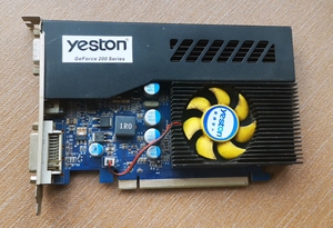 三块闲置显卡68打包出,盈通gt-220 512m,翔升金雕