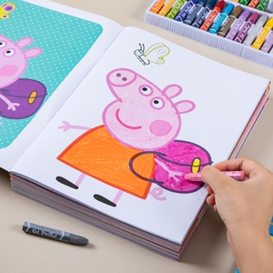 画画本儿童益智启蒙蒙纸临摹描画学画幼儿园填色图画tb320727540