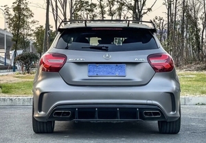 奔驰13-18a级w176改装a45大尾翼定风翼顶翼