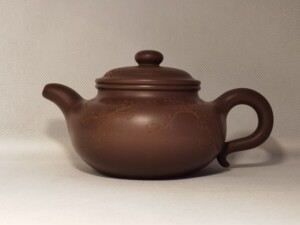 高静 仿古 原矿黑墩头紫砂壶