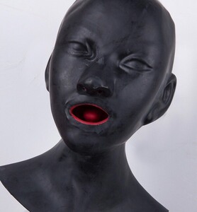 乳胶头套 女头套:带牙套/短鼻管长鼻管/口塞乳胶头套 厚0.