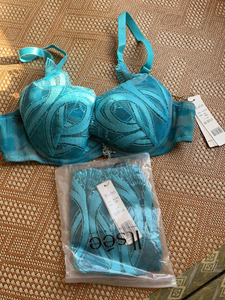 欧迪芬高端品牌伊夏内衣套装吊牌金额上衣1180小裤380专柜