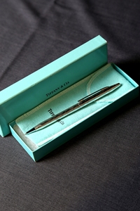 tiffany 蒂芙尼纯银签字笔 口袋笔奢侈品文具