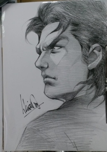 漫畫簽名海報古惑仔陳浩南 古惑仔海報漫畫