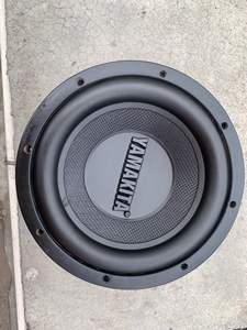 野马双音圈10寸低音炮嗽叭,成色如图,正常使用,能听能炸,自