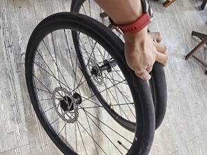 捷安特拆车pr2轮组