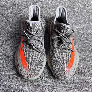 椰子yeezy350初代灰橙 货号bb1826 40.5码可