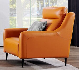 000人付款淘宝全新爱马仕橙色单人沙发摇