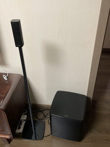bose家庭影音系统,型号650标配 四个落地支架,购于南京