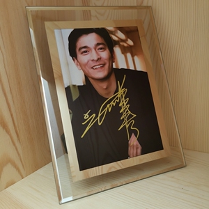 刘德华签名照刘德华周边亲签写真海报礼物