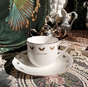 蝴蝶夫人森英惠的高级骨瓷咖啡杯
