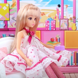乐吉儿梦幻甜甜屋，芭比娃娃玩具，衣服不全了，玩具铺开占地一平