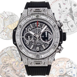 今日特价98新宇舶大爆炸系列411.nm.1170.rx后镶钻手表男机械表