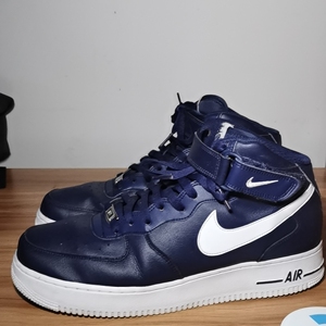 nike空军一号中帮海军蓝95新