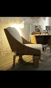 设计师原创单人沙发椅木质现代简单，沙发，和茶几。单人沙发50