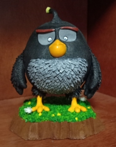 自制电影愤怒的小鸟2016 手办gk摆件手工制作 材质美国土