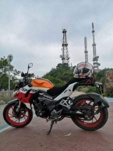 五羊本田暴风眼190r gp ,25000公里左右,接近三年