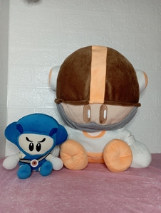 两个打包价泡泡堂卡丁车毛绒玩具玩偶小强皮蛋公仔毛绒玩具玩偶