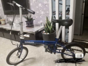 同款货源t_1501312684579_0160淘宝nissan折叠自行车,0人付款200.